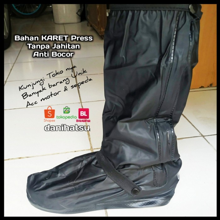 COVER JAS HUJAN SEPATU KARET ANTI AIR SIZE NO 40 41 42 43 44 45 46 47