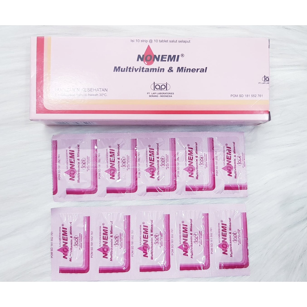 NONEMI TABLET 1 STRIP ISI 10 TAB