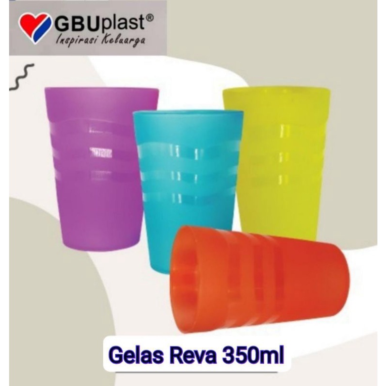 GBU Plast Gelas Plastok Kecil Reva 350ml