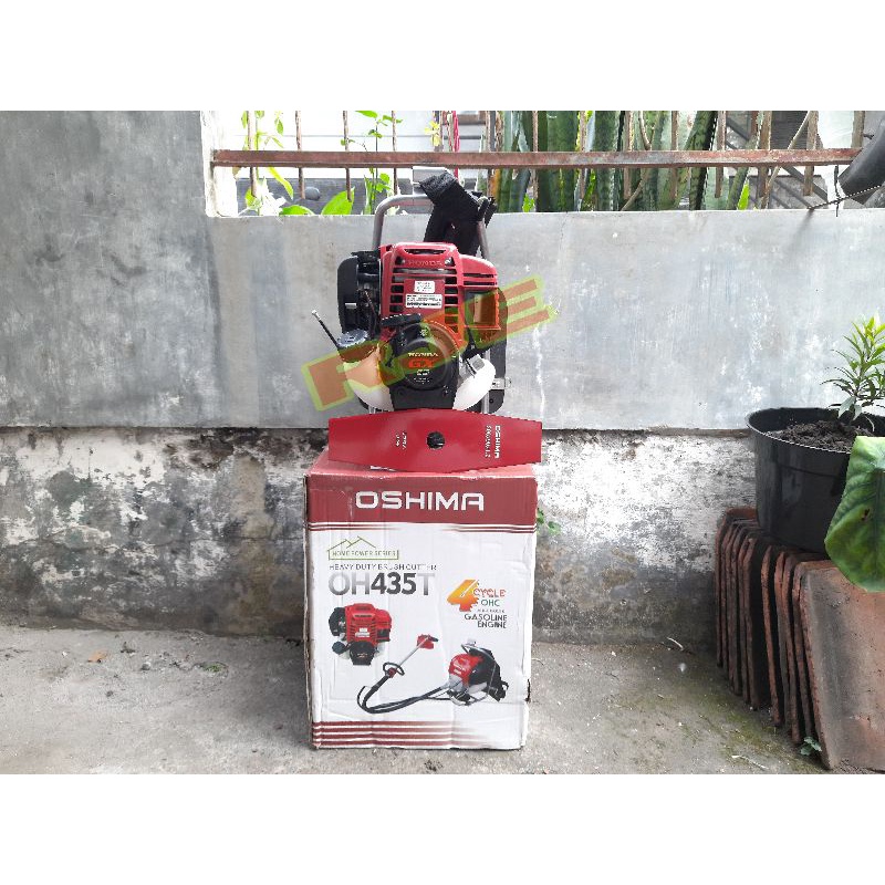 Potong rumput honda oshima 4 tak - potong rumput gendong - potong rumput bensin