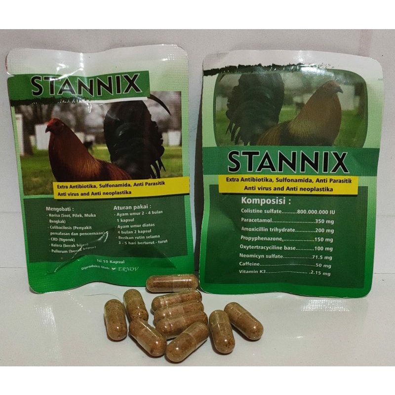 STANNIK Obat Ngorok  Snot Muka Bengkak pada Ayam