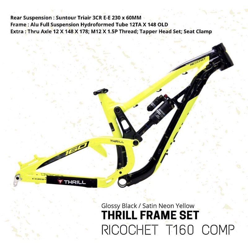 Freamset Thrill Ricochet T160 Comp size 16dan17