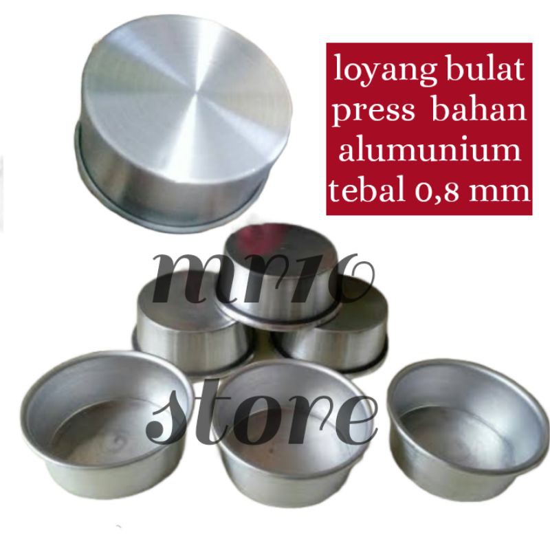 loyang bulat press bahan alumunium tebal 0,8 mm