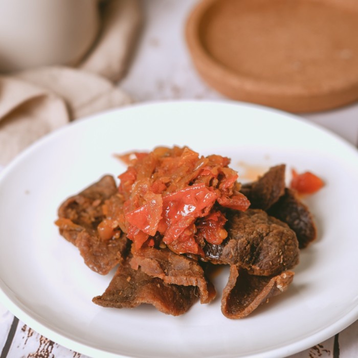 

MINUM-SIAP-DRINK-TO-READY- DENDENG CRISPY INDUD 250 GRAM - SAMBAL LEVEL 3 -READY-TO-DRINK-SIAP-