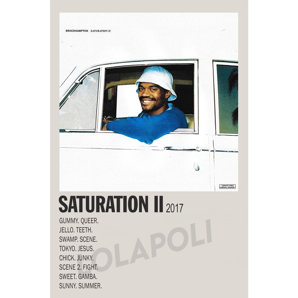 Poster Cover Album SATURATION II - BROCKHAMPTON