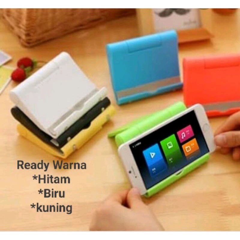 Stand Holder Handphone Mini Universal Bahan Plastik