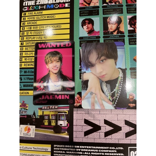 READY STOCK PC JENO JAEMIN HAECHAN RENJUN MARK CHENLE GLITCH LENTICULAR