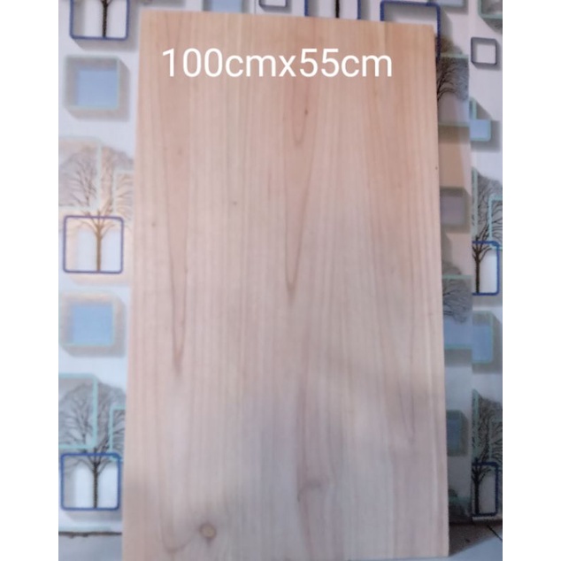 DAUN MEJA KAYU AMBALAN MEJA MEJA KAYU MEJA WOODEN BOARD