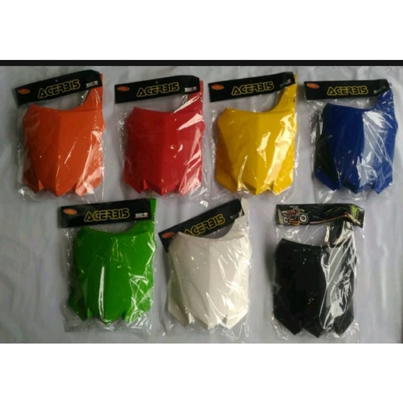 PAPAN NOMER KX250 COVER NOMER NUMBER PLATE KX 250 TRAIL SUPERMOTO MOTOCROSS