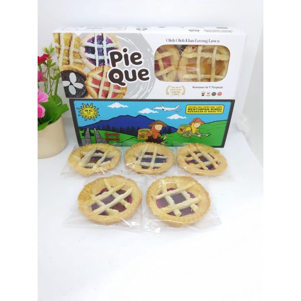 

Pie Susu PieQue Rasa Ubi Unggu 9Pcs Asli