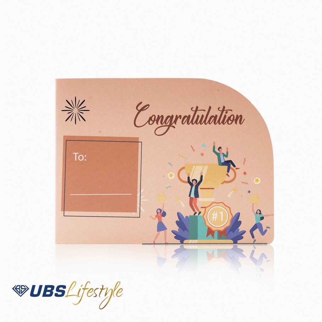 Kartu Ucapan UBS Lifestyle Edisi Congratulation - Yakkk0478