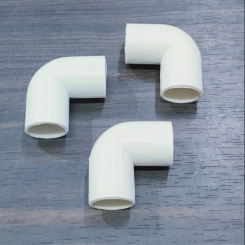 10-PCS KNEE PERALON LISTRIK 5/8 INC KENI L TEKUKAN PRALON LISTRIK ELBOW ELBO PUTIH SIKU KNE TERMURAH