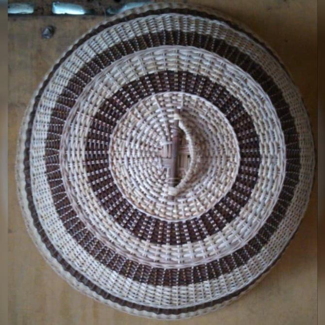 Tudung Saji Extra Besar (Jumbo) Oval Rotan