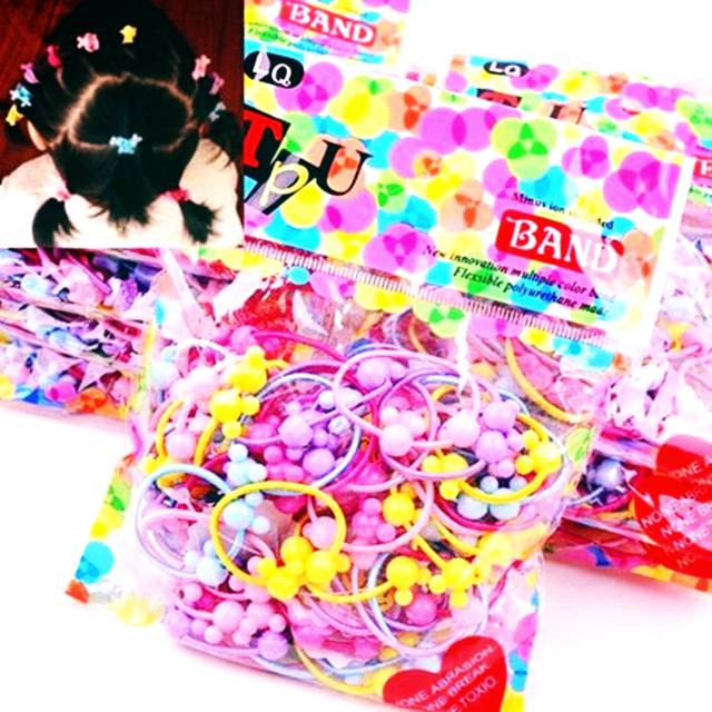 Ikatan rambut (50 pcs)