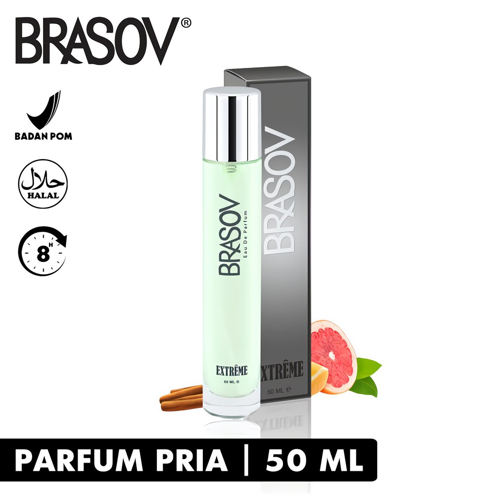 Brasov Parfum Unisex Extreme 50ml Halal