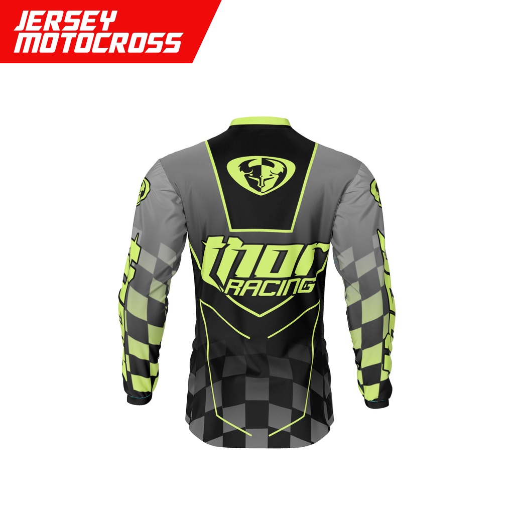 JERSEY RACING MOTOR CROSS LONG SLEEVE MOTOCROSS LENGAN PANJANG SERIES 12