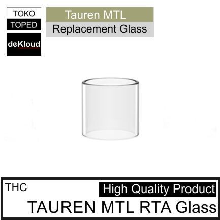 Kaca Tauren MTLx RTAx Replacement warna glass bening