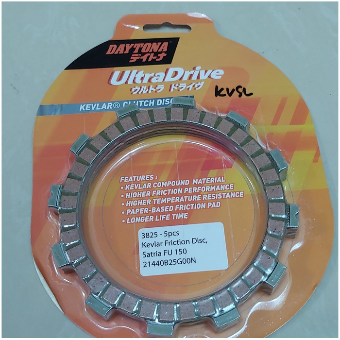 Kampas Kopling Satria Fu Daytona Racing UltraDrive