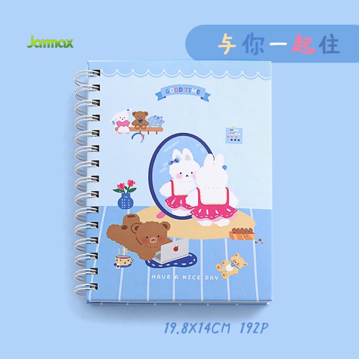 

Lucu Notebook Ring Rabbit Bear / Jurnal Agenda Buku Tulis Anak / Planner Bergaransi