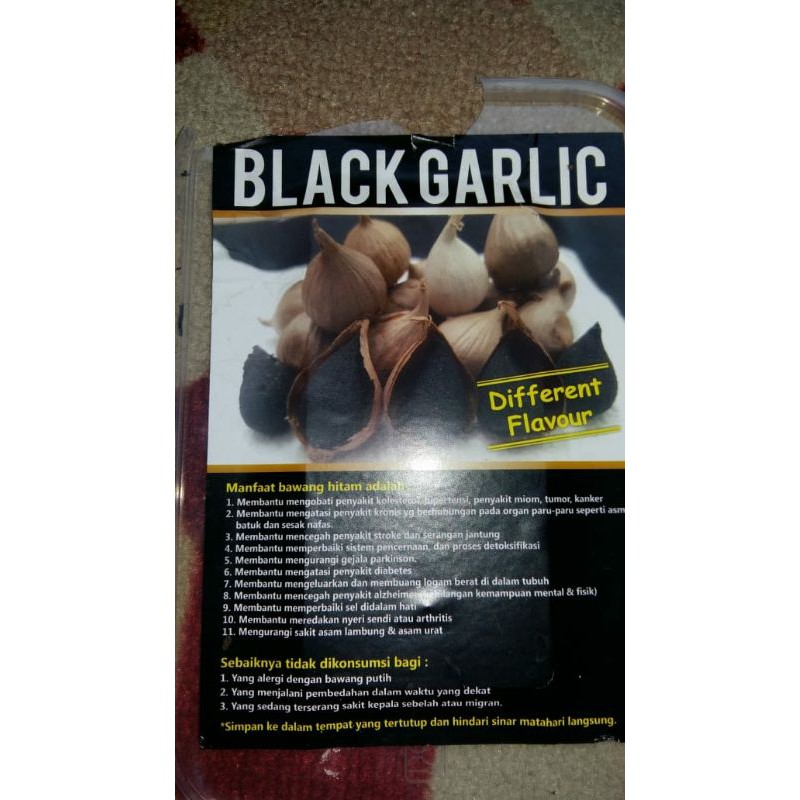 

BLACK GARLIC (Bawang Hitam)
