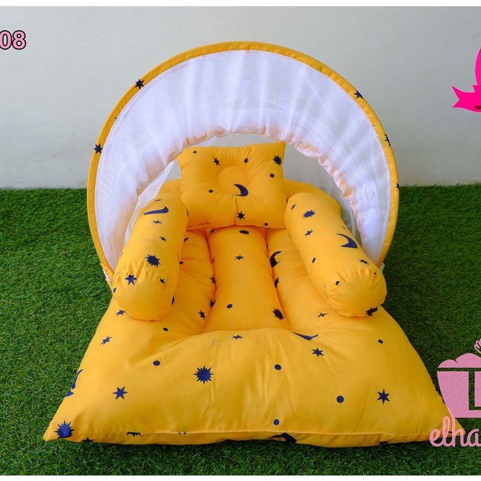 kasur bayi elha baby elhababyTempat Tidur Bayi Set Murah Motif Unik | Peralatan Ranjang Anak Baru Lahir | Hadiah Baby Karakter