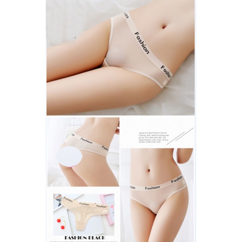 Celana Dalam Wanita Sexy g string Seamless Transparan Fashion Wanita celana C183