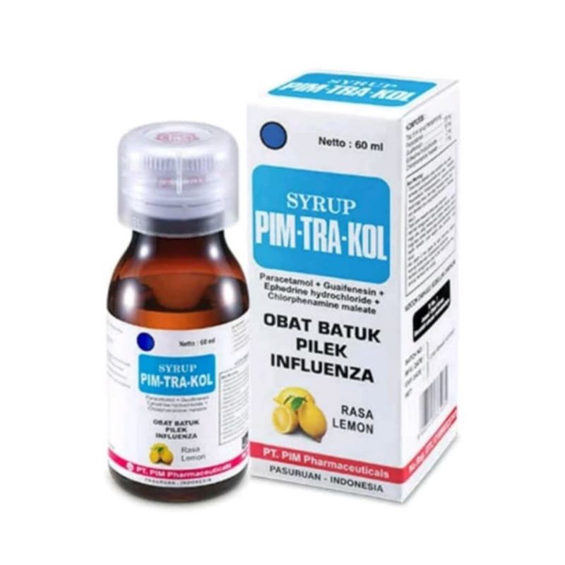 Pimtrakol Syrup 60 mL Lemon