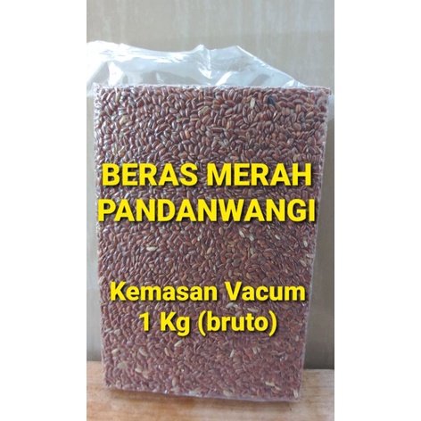 

BAHAN MAKANAN, NASI, MAKANAN POKOK, Beras merah pandanwangi