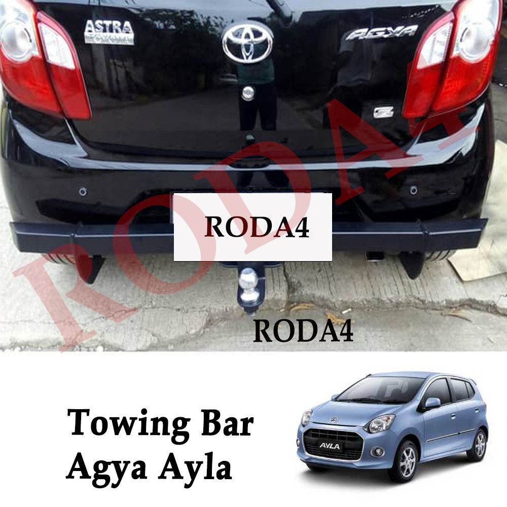 Towing Bar Besi Bumper Belakang ARB Agya Panjang Full