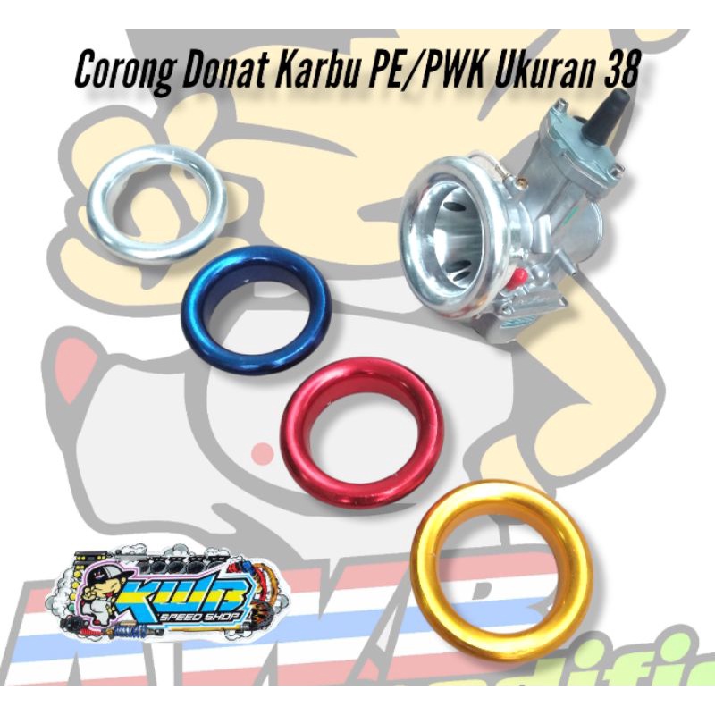 Velocity Karburator Model Donat Flat Corong Karbu PNP PE PWK PWL Air Strike 28 32 34 35 38