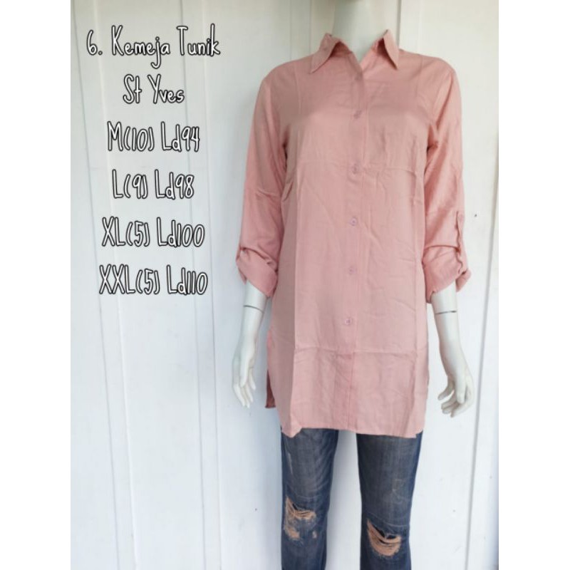 Kemeja Tunik Styves original notag minat lgsg klik d Kemeja Tunik Styves original notag minat lgsg klik d