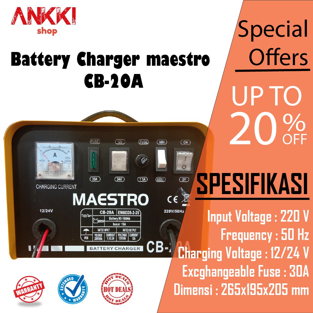 Battery Charger maestro CB-20A