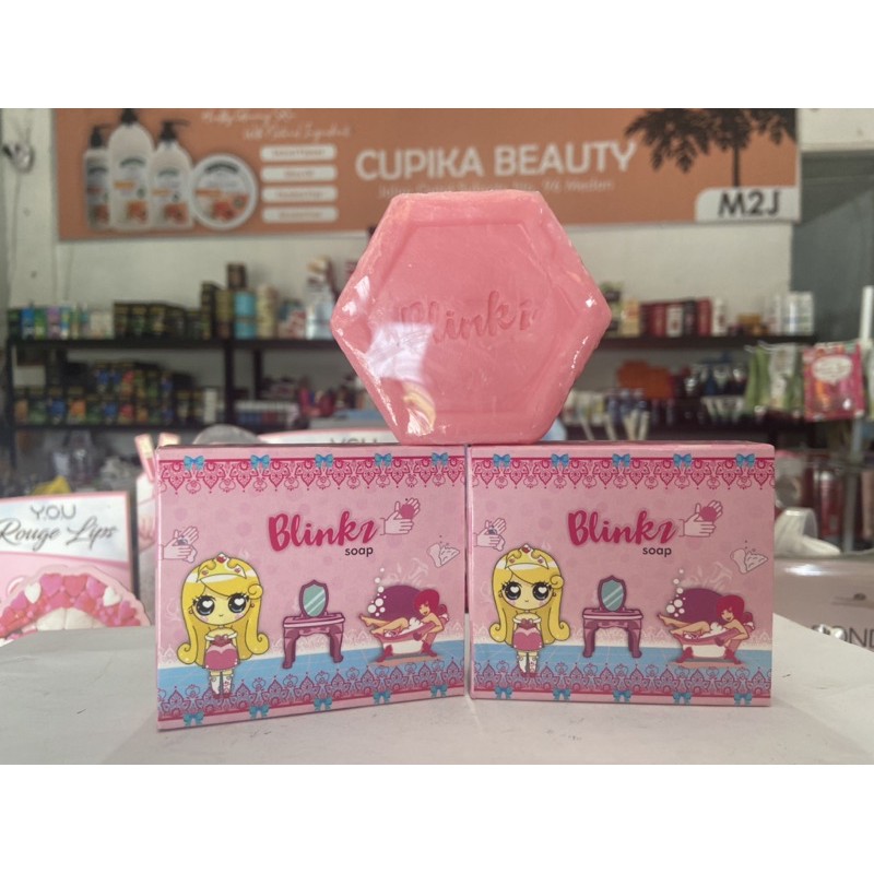 *uc*     [ BPOM ] Blinkz soap -- sabun batang super whitening Blink soap