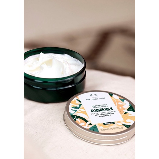 Image of The Body Shop New Almond Milk Body Butter 200ml #1