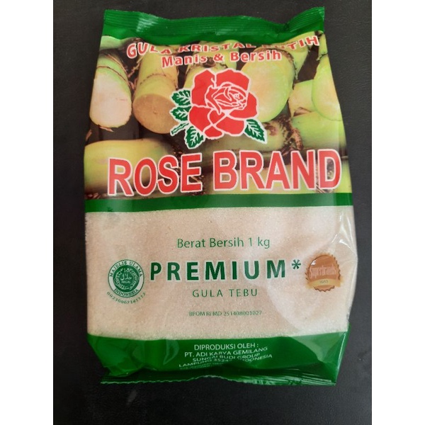 

Gula pasir Rose Brand 1 kilogram