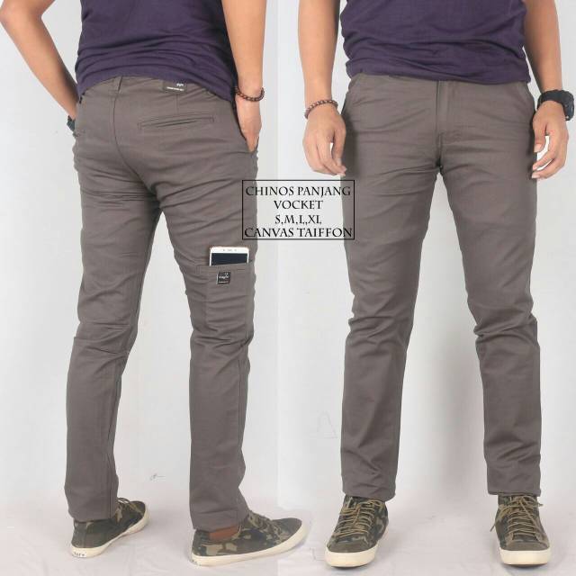 Celana Chino Panjang Pria Celana Chino trendy Celana Chinos Celana Chino Pocket Chino  Pants semi sknny