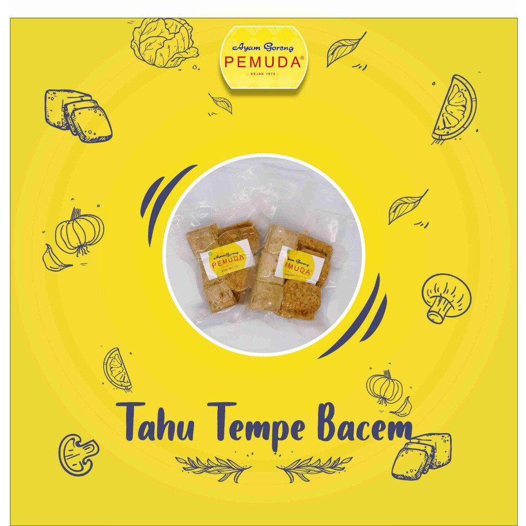 

Tempe & Tahu Bacem PEMUDA - FROZEN - Isi 8pcs