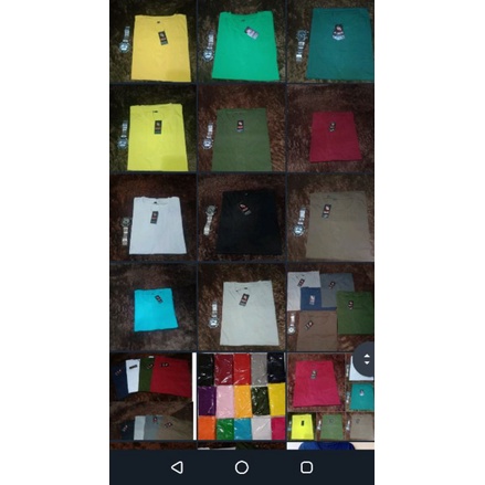 PAKET LUSINAN KAOS POLOS COTTON COMBED 30S