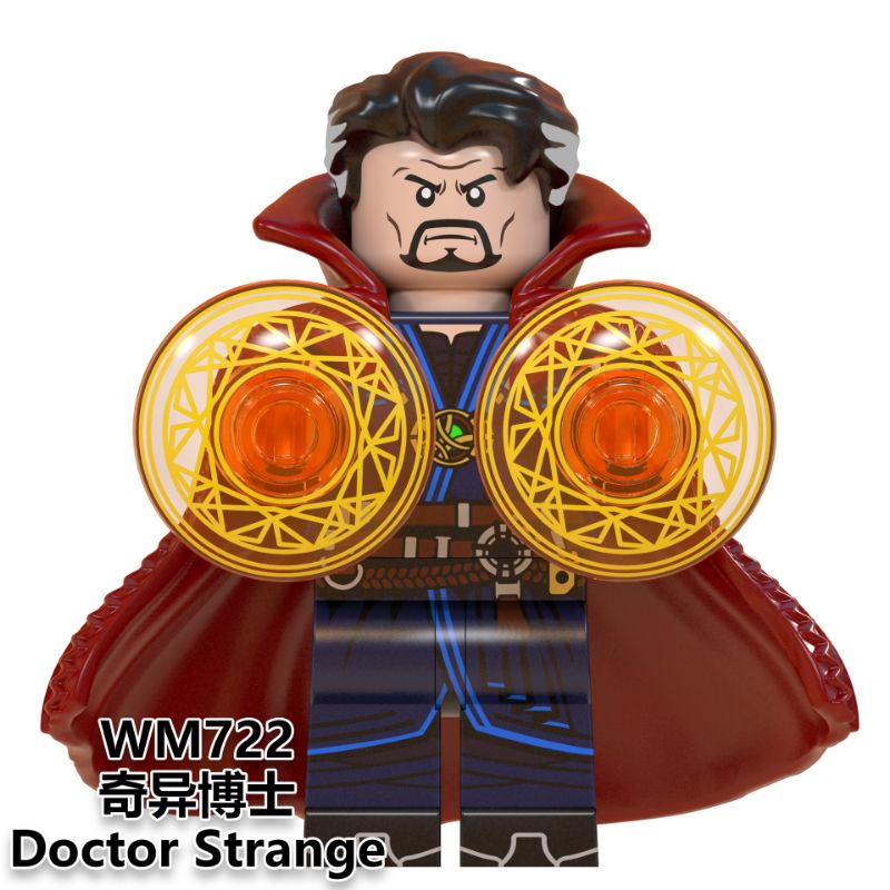 Mainan Anak Lego Iron Man Minifigure Murah WM6063 Ironman Minifigures Marvel Avengers Bricks Figure doctor strange wasp antman warmachine scarlet witch thor superman-DoctorStrangeWM722