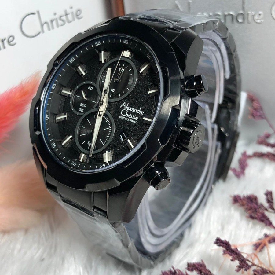 ORIGINAL Jam Tangan Pria Alexandre Christie AC 6523 / AC6523 / 6523 Garansi Resmi 1 Tahun, Stainless