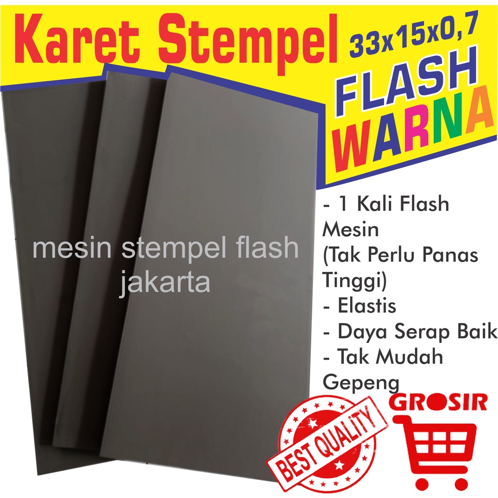 

Karet Stempel Flash Bagus 15*33*0.7
