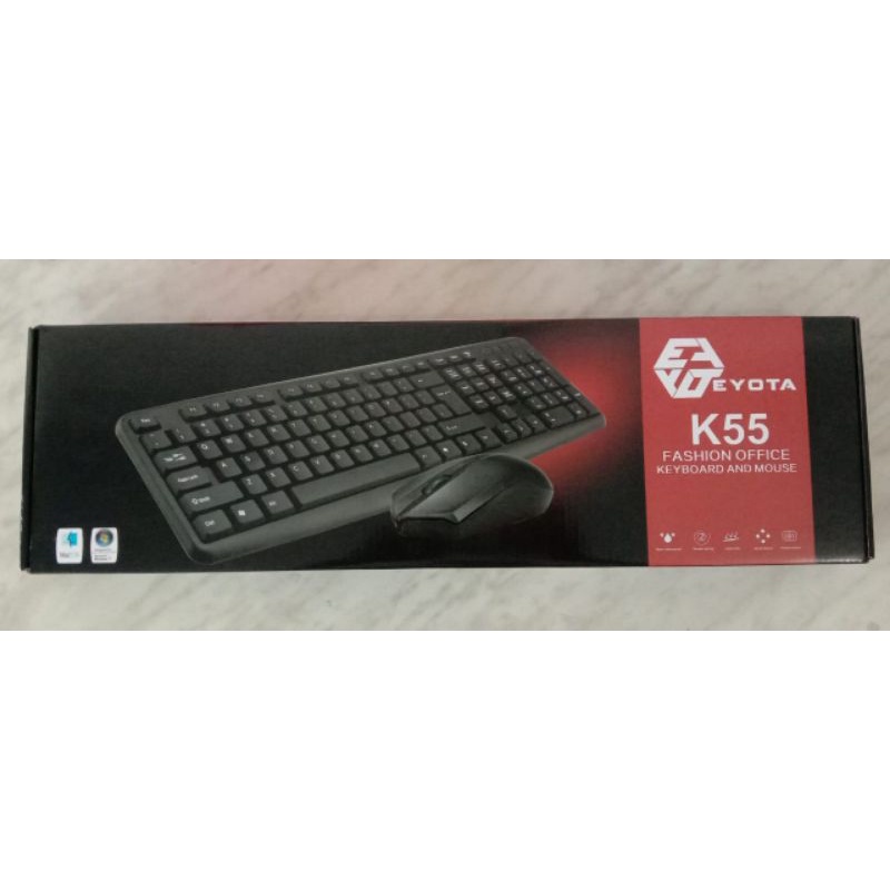 Keyboard and Mouse Eyota Set / Eyota K55 Keyboard and Mouse