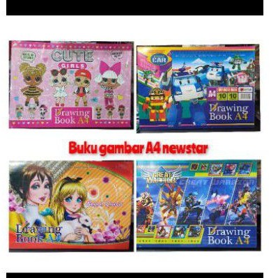 

Drawing Book A4 New Star isi 4pc