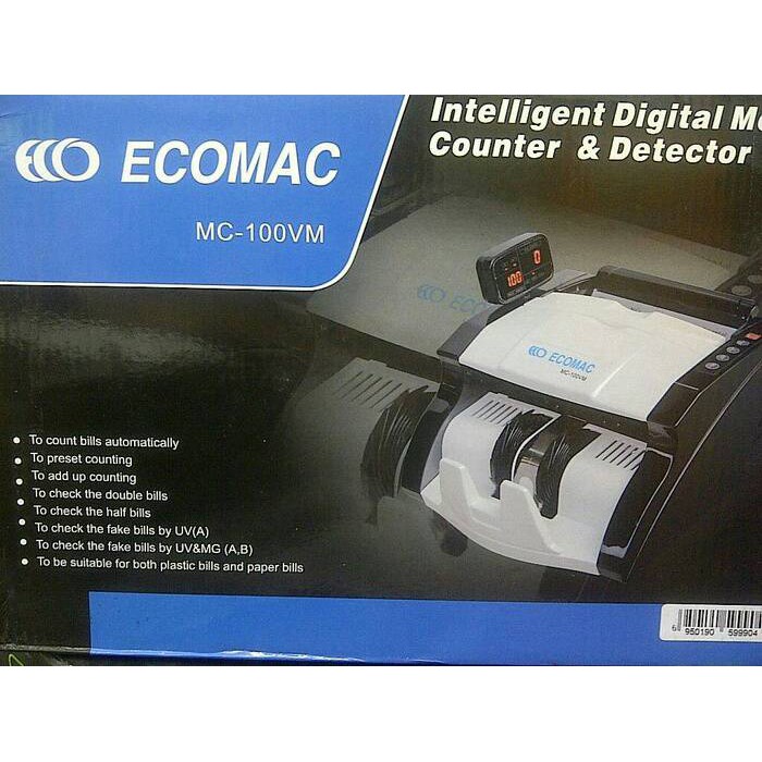 ECOMAC MC-100VM - Mesin Hitung Uang / Bill Money Counter