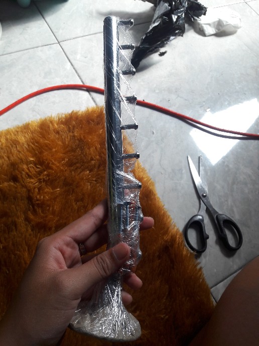 Suling Tembok  Tekuk 9 Mata / Gantungan Suling Tembok Tekuk 9 Titik