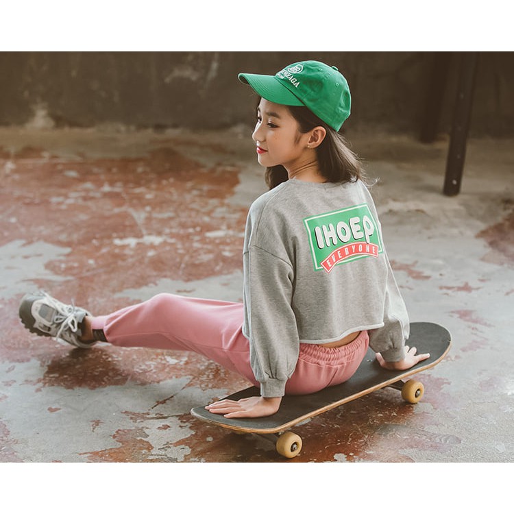 KALILA -  IHOEP Sweater Baju Anak Perempuan Umur 3-9 Tahun / Bahan Fleece