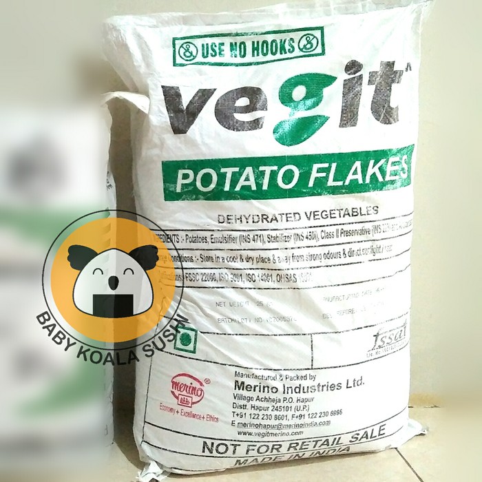 

Kentang Bubuk Instan / POTATO FLAKE 1 Kg / Mashed Potato Flakes Instant