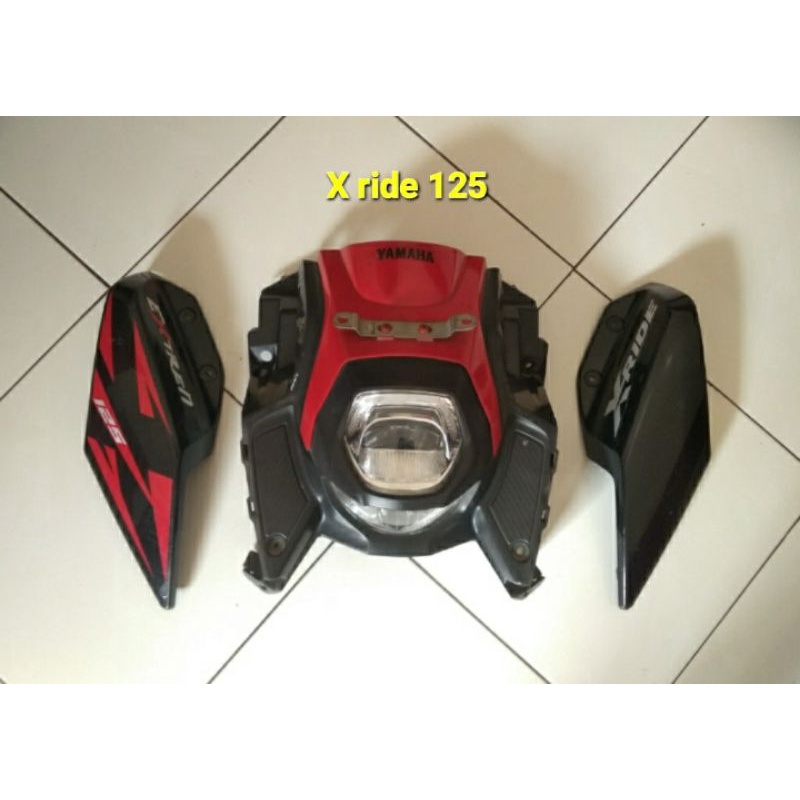 Cover lampu depan set X ride 125