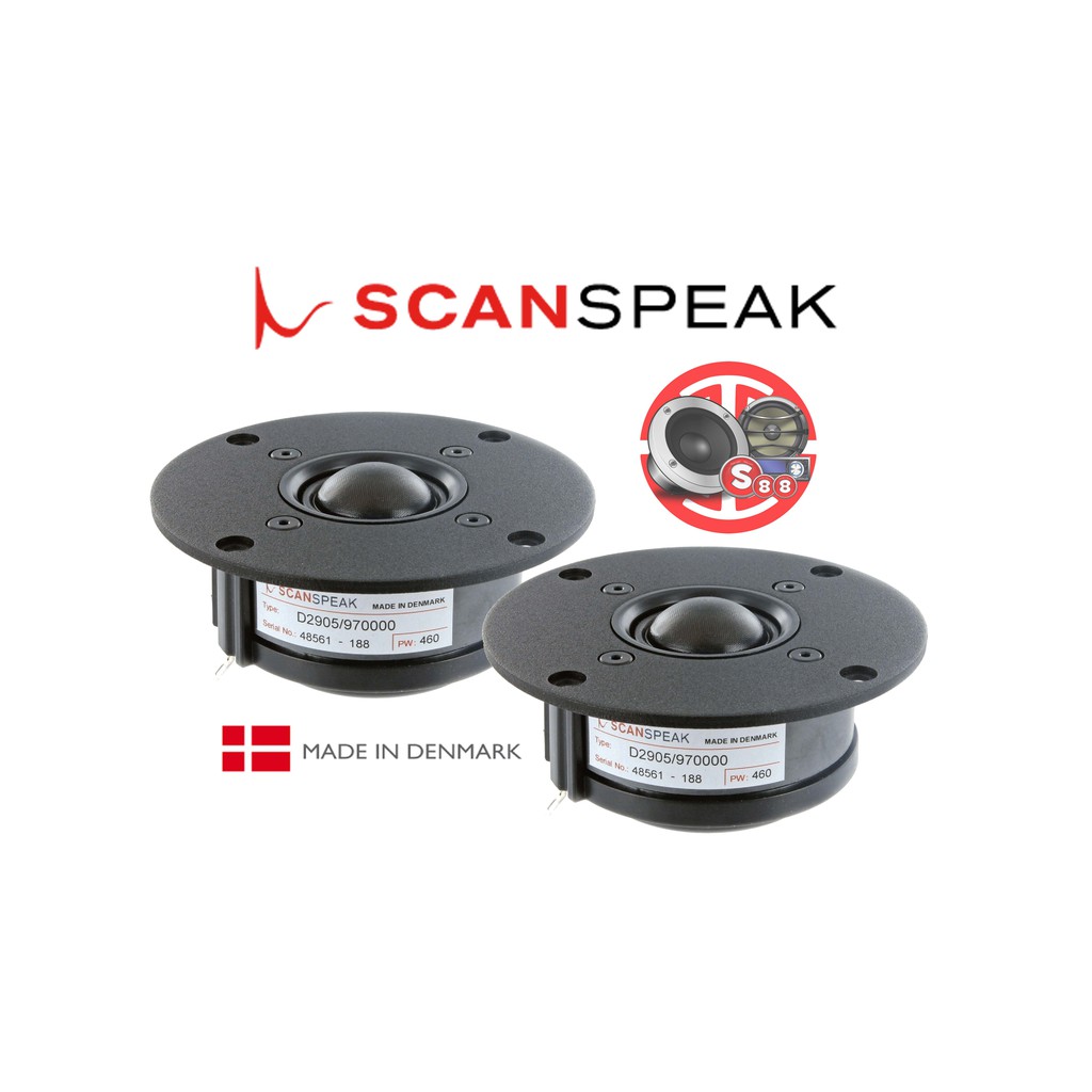 ScanSpeak D2905-970000 High-End Tweeter Set