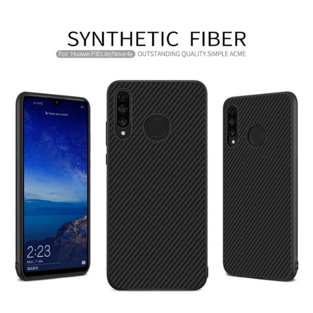 Soft Case Nillkin Huawei P30 Lite Syntethic Fiber Series